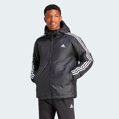 Куртка Adidas Essentials 3-Stripes Insulated Hooded Jacket AW24